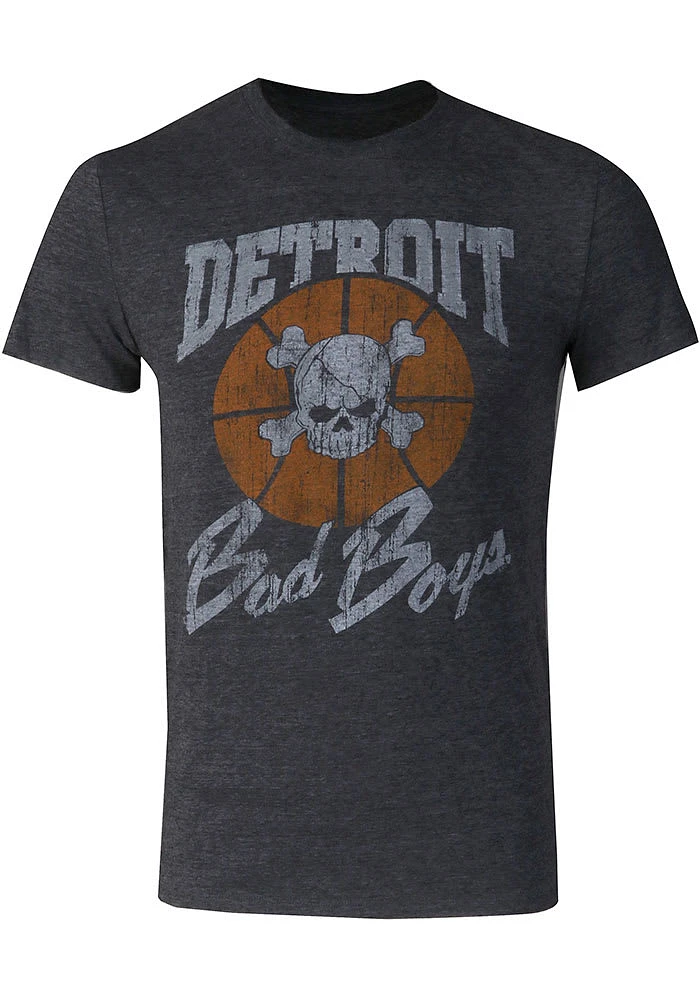 Detroit Pistons Black Bad Boys Short Sleeve Fashion T Shirt
