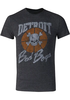Detroit Pistons Black Bad Boys Short Sleeve Fashion T Shirt