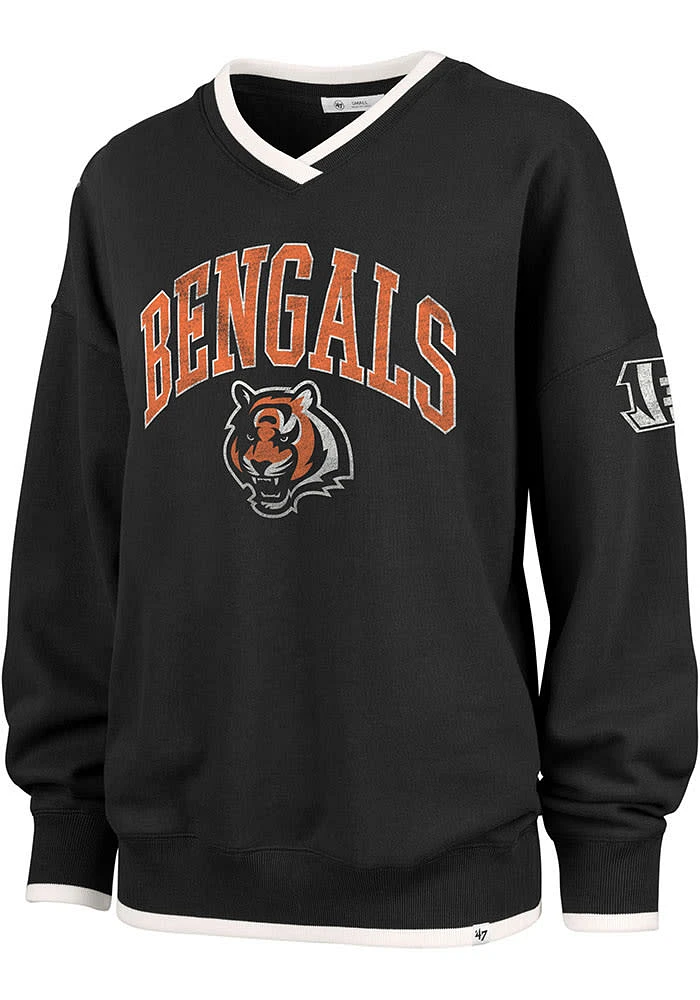 Cincinnati Bengals Womens Clubhouse Daze Crew Sweatshirt