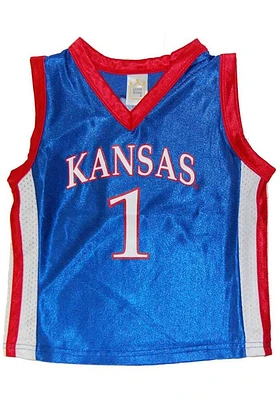 Kansas Jayhawks Youth Dazzle Blue Basketball Jersey