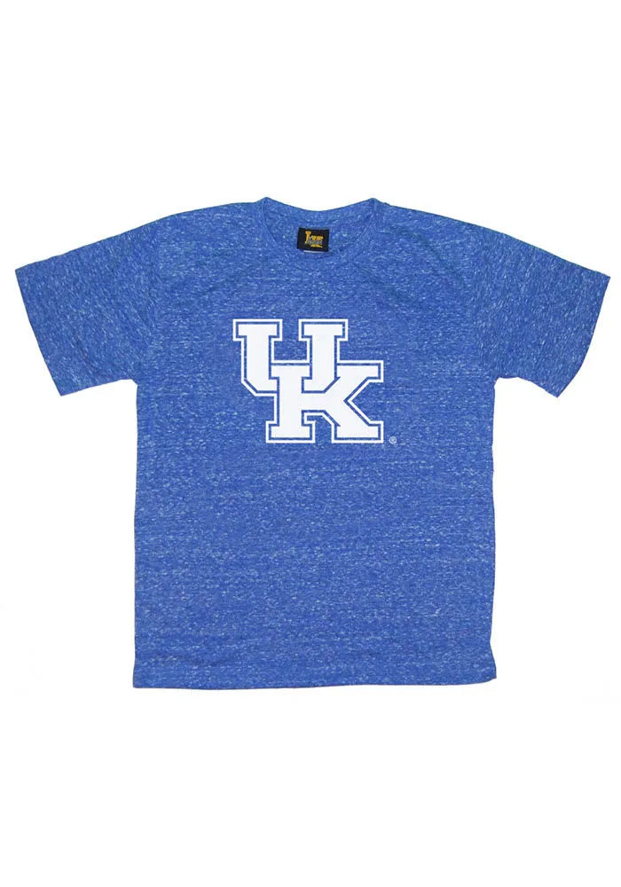 Kentucky Wildcats Youth Blue Knobby Primary Short Sleeve Fashion T-Shirt