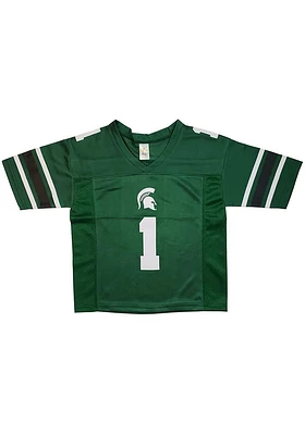 Michigan State Spartans Youth Green Football Jersey