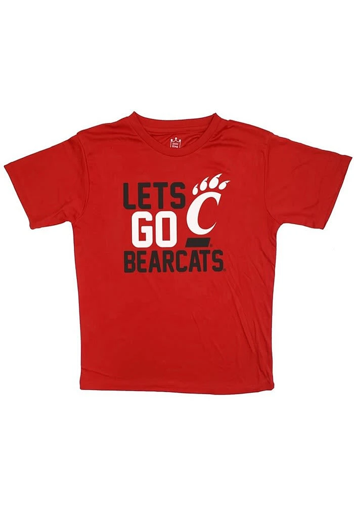 Cincinnati Bearcats Youth Red Team Chant Short Sleeve T-Shirt