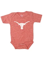 Texas Longhorns Baby Burnt Orange Graphic Short Sleeve One Piece