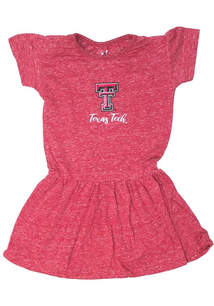 Texas Tech Red Raiders Toddler Girls Primary Logo Short Sleeve Dress