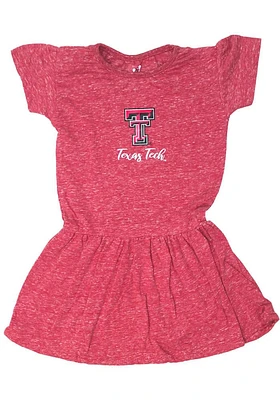 Texas Tech Red Raiders Toddler Girls Primary Logo Short Sleeve Dress