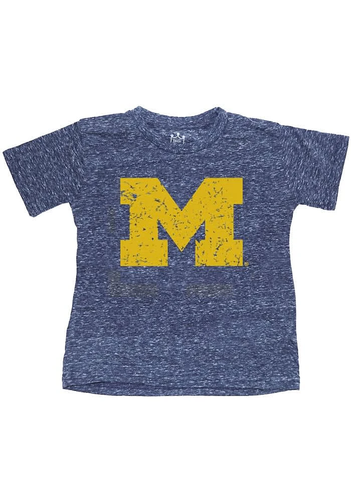 Michigan Wolverines Toddler Blue Primary Logo Short Sleeve T-Shirt