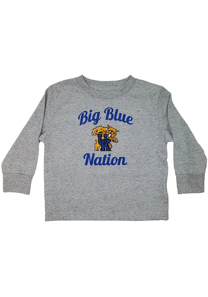 Kentucky Wildcats Toddler Grey Little Wildcat Long Sleeve T-Shirt