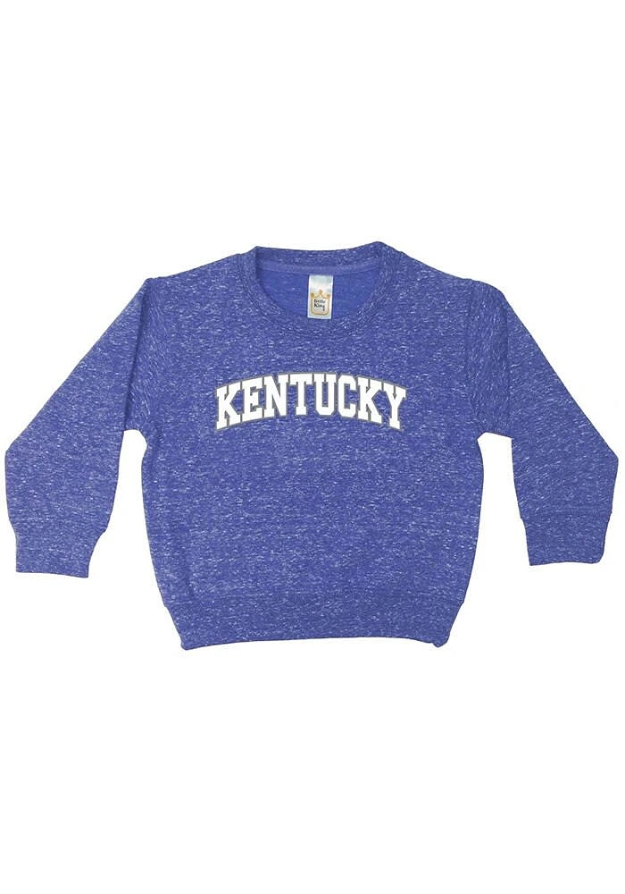 Kentucky Wildcats Toddler Blue Knobby Arch Mascot Long Sleeve Crew Sweatshirt