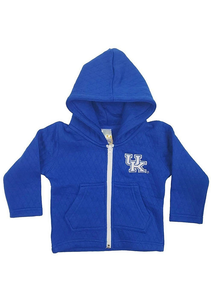 Kentucky Wildcats Baby Quilted Long Sleeve Full Zip Sweatshirt - Blue