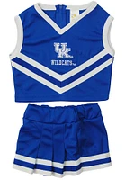 Kentucky Wildcats Toddler Girls Blue Team Logo Sets Cheer