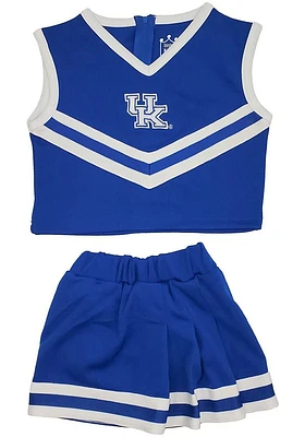 Kentucky Wildcats Girls Blue Team Logo Set Cheer