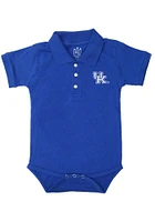 Kentucky Wildcats Baby Blue Primary Short Sleeve One Piece Polo