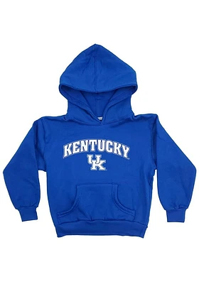 Kentucky Wildcats Toddler Blue Arch Mascot Long Sleeve Hooded Sweatshirt