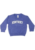 Kentucky Wildcats Toddler Blue Knobby Arch Long Sleeve Crew Sweatshirt