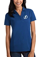 Antigua Tampa Bay Lightning Womens Tribute Short Sleeve Polo Shirt