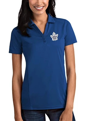 Antigua Toronto Maple Leafs Womens Tribute Short Sleeve Polo Shirt