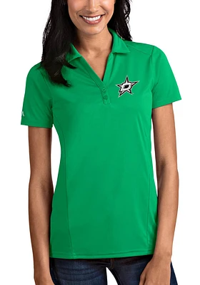 Antigua Dallas Stars Womens Tribute Short Sleeve Polo Shirt