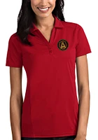 Antigua Atlanta United FC Womens Tribute Short Sleeve Polo Shirt