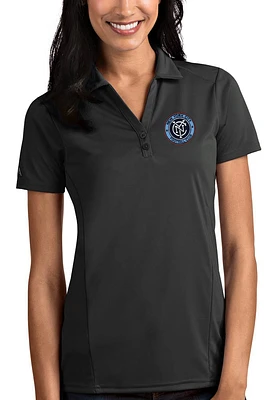 Antigua New York City FC Womens Tribute Short Sleeve Polo Shirt