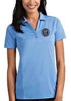 Antigua New York City FC Womens Tribute Short Sleeve Polo Shirt