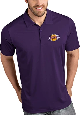 Antigua Los Angeles Lakers Mens Tribute Short Sleeve Polo