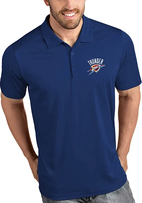 Antigua Oklahoma City Thunder Mens Tribute Short Sleeve Polo