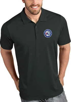 Antigua Philadelphia 76ers Mens Tribute Short Sleeve Polo
