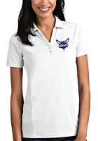 Antigua Charlotte Hornets Womens Tribute Short Sleeve Polo Shirt