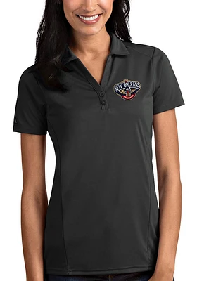 Antigua New Orleans Pelicans Womens Tribute Short Sleeve Polo Shirt