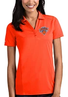 Antigua New York Knicks Womens Tribute Short Sleeve Polo Shirt