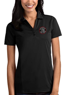 Antigua Toronto Raptors Womens Tribute Short Sleeve Polo Shirt