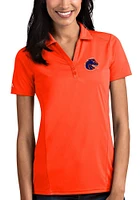 Antigua Boise State Broncos Womens Tribute Short Sleeve Polo Shirt