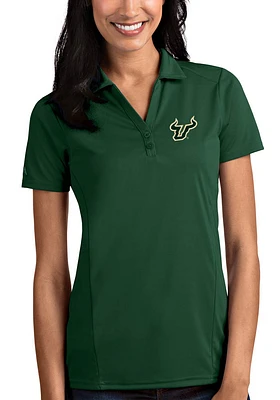 Antigua South Florida Bulls Womens Tribute Short Sleeve Polo Shirt
