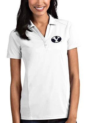 Antigua BYU Cougars Womens Tribute Short Sleeve Polo Shirt