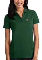 Antigua Ohio Bobcats Womens Tribute Short Sleeve Polo Shirt