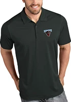 Antigua Maine Black Bears Mens Grey Tribute Short Sleeve Polo