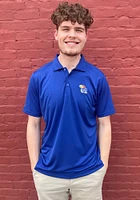 Antigua Kansas Jayhawks Mens Blue Tribute Short Sleeve Polo