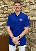 Antigua SMU Mustangs Mens Blue Tribute Short Sleeve Polo