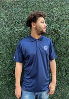 Antigua Sporting Kansas City Mens Navy Blue Tribute Short Sleeve Polo