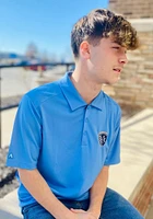 Antigua Sporting Kansas City Mens Light Blue Tribute Short Sleeve Polo
