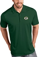 Antigua Green Bay Packers Mens Tribute Short Sleeve Polo