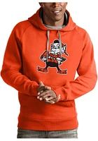 Brownie Antigua Cleveland Browns Mens Victory Long Sleeve Hoodie