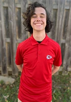 Antigua Kansas City Chiefs Mens Red Tribute Short Sleeve Polo