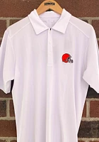 Antigua Cleveland Browns Mens White Tribute Short Sleeve Polo