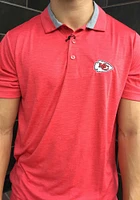 Antigua Kansas City Chiefs Mens Red Striker Short Sleeve Polo