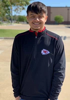 Antigua Kansas City Chiefs Mens Black Glacier Long Sleeve Qtr Zip Pullover