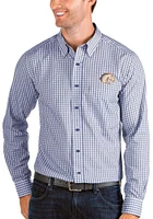 Antigua UTA Mavericks Mens Blue Structure Long Sleeve Dress Shirt