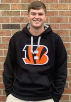 Antigua Cincinnati Bengals Mens Victory Logo Long Sleeve Hoodie