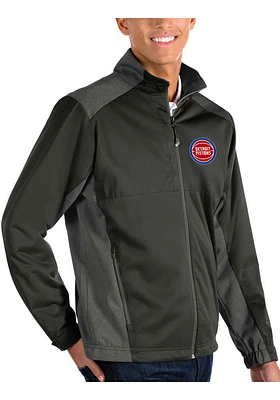 Antigua Detroit Pistons Mens Charcoal Revolve Light Weight Jacket